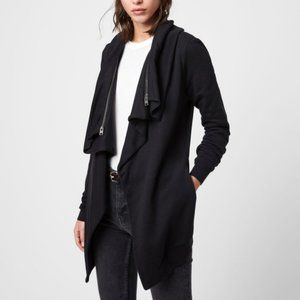 ALLSAINTS Dahlia Sweatshirt Cardigan black